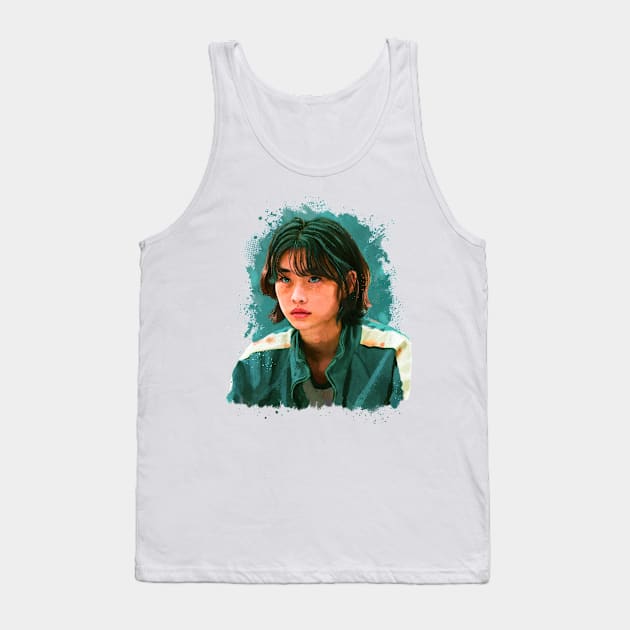 Squid games Hoyeon Jung Kang Sae-byeok artistic portrait Tank Top by astronauticarte